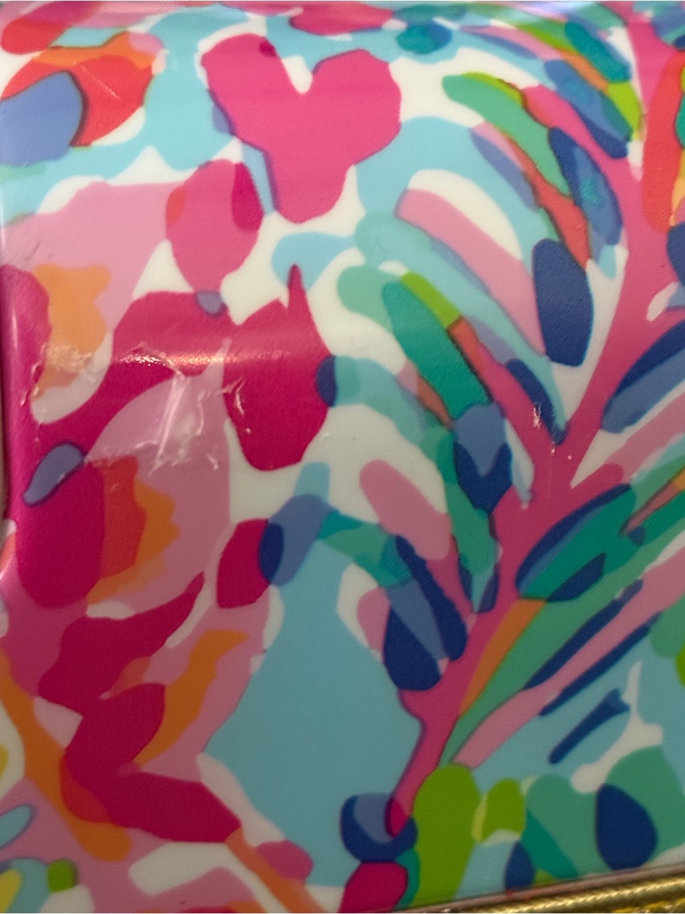 Lilly Pulitzer Hard Shell Carry-On Suitcase - Picture 6 of 9